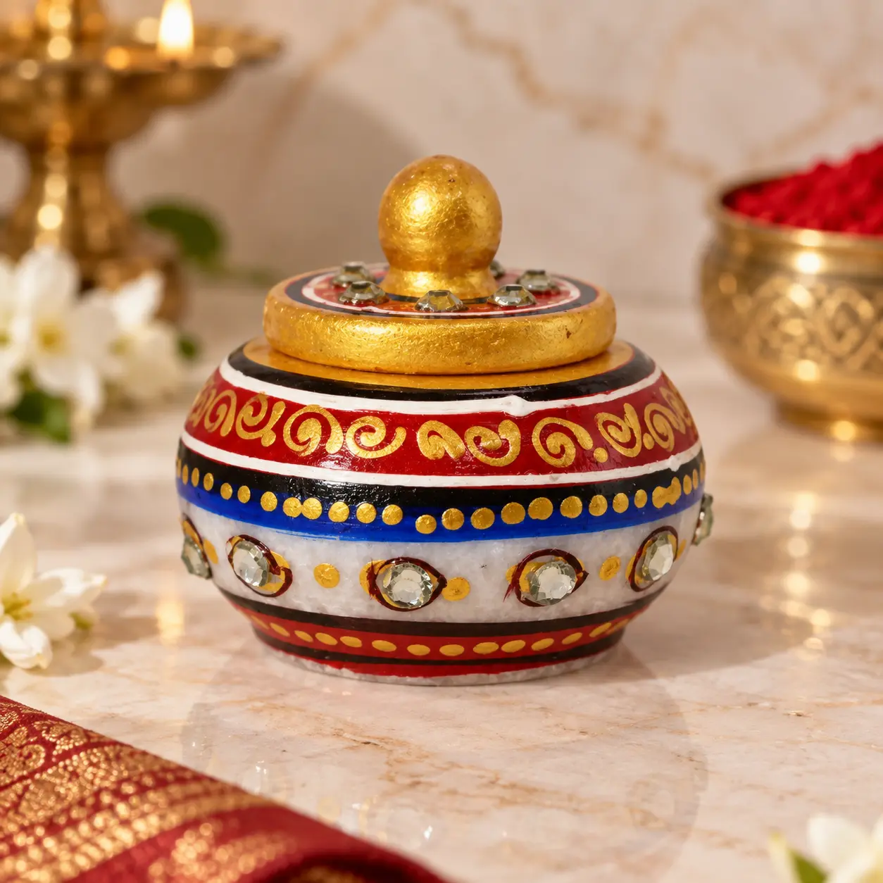 60bbad86-9b34-46b4-9a59-96caf07faf63 Traditional Sindoor Box - Image 1