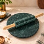 Green Marble Chakla & Belan - Image 6
