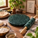 Green Marble Chakla & Belan - Image 2