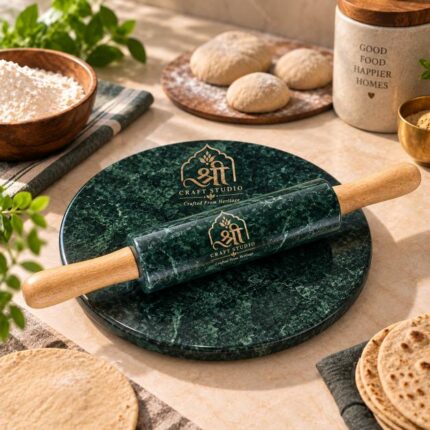 Green Marble Chakla & Belan