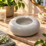 White Marble Ashtray - Image 5