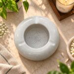 White Marble Ashtray - Image 4