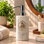 White Marble Soap Dispenser – Plain