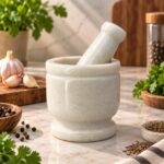 White Marble Mortar & Pestle - Image 6