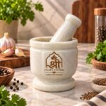 White Marble Mortar & Pestle