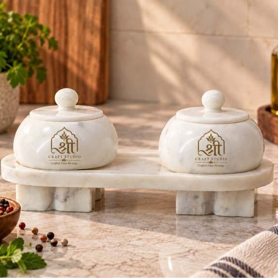 Marble Serveware & Storage